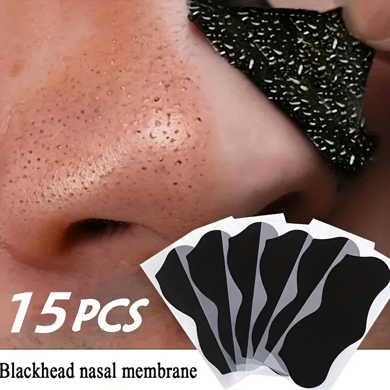 NEW Arrivals 15PCS Set Blackhead Nose Strips Deep Cleansing Nasal Spot Facial Dot Stickers Nose Mask Shill For Acne & Black Head Skin Care Accessories