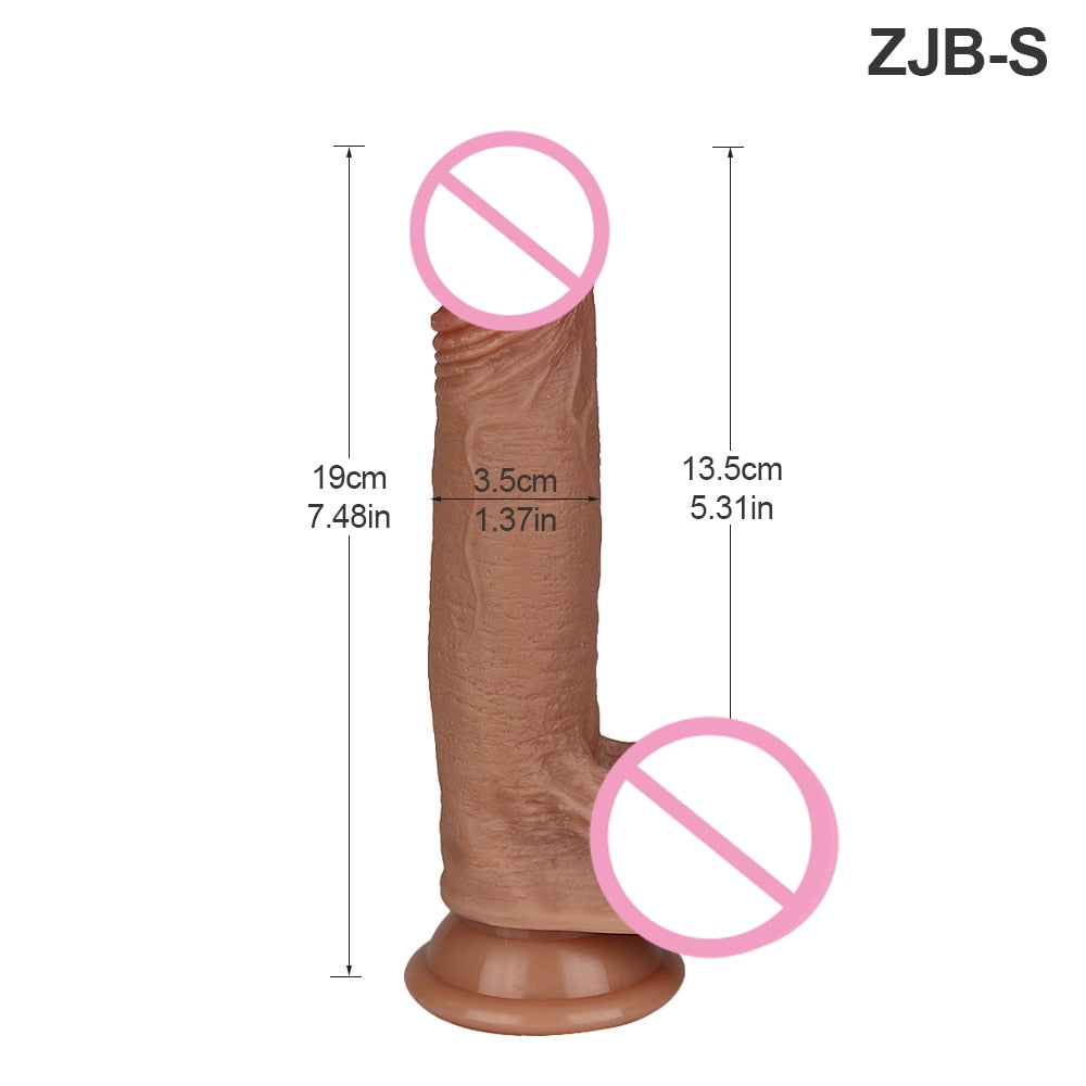 XXL Big Realistic Dildo Shop Soft Material Huge Penis with Suction Cup Sex Toys for Woman Strapon Female Masturbations Sexy Cock