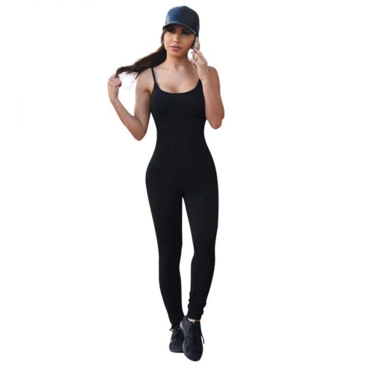 Cocktail  Yoga Pilates Outdoor Running  Fitness Gym Jumpsuit for Women Bodysuit Women Condole Belt Sports Clubwear Party Bandage Long Jumpsuits