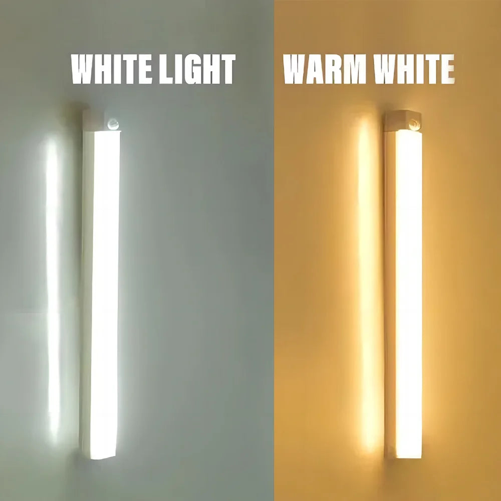 50cm Motion Sensor Light Wireless LED Night Light Type C Rechargeable Light Cabinet Wardrobe Lamp Staircase Backlight For Kitchen