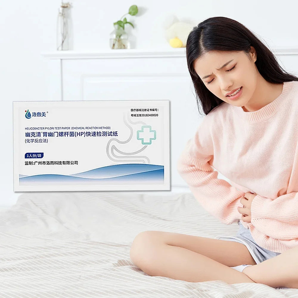Buy 10 Get 12 Free Physical Health Testing Helicobacter Pylori Detection Oral Saliva Self Test Stomach Pain Gastritis Measure Rapid Accuracy Health Care Tools Sets
