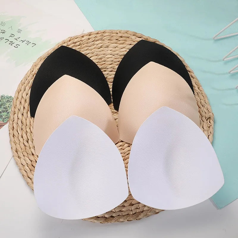 NEW Arrivals 20/30PCS Set Triangle/Round Sponge Bra Pads for Women Invisible Soft Insert Swimsuit Bikini Breast Enhancers Chest Cup Pads Accessories