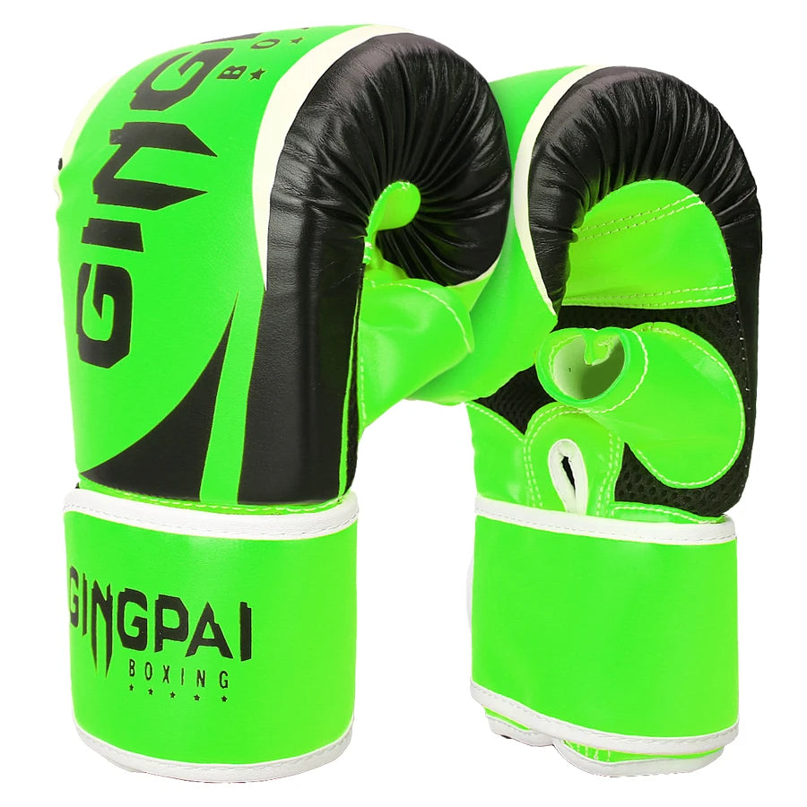 Just Arrived Professional Boxing MMA Gloves for Men Women Kids Leather Boxing Gloves for Punching Bag, Kick Boxing, Muay Thai Fighting Gloves For Gym Training Boxing Practice Sports Tools Set