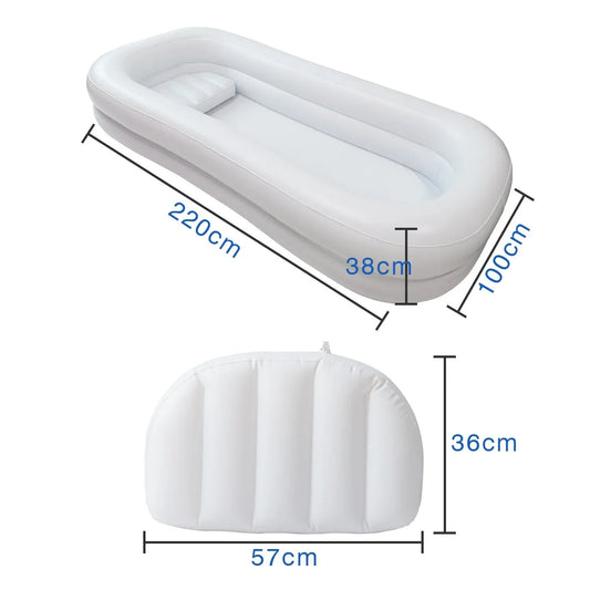 NEW Arrivals for Elderly Disabled People Foldable PVC Bed Bathing Pool Comfortable Bathing Bed Care Grooming Bath Tub Cleaning Tools Health Care Accessories Supplies