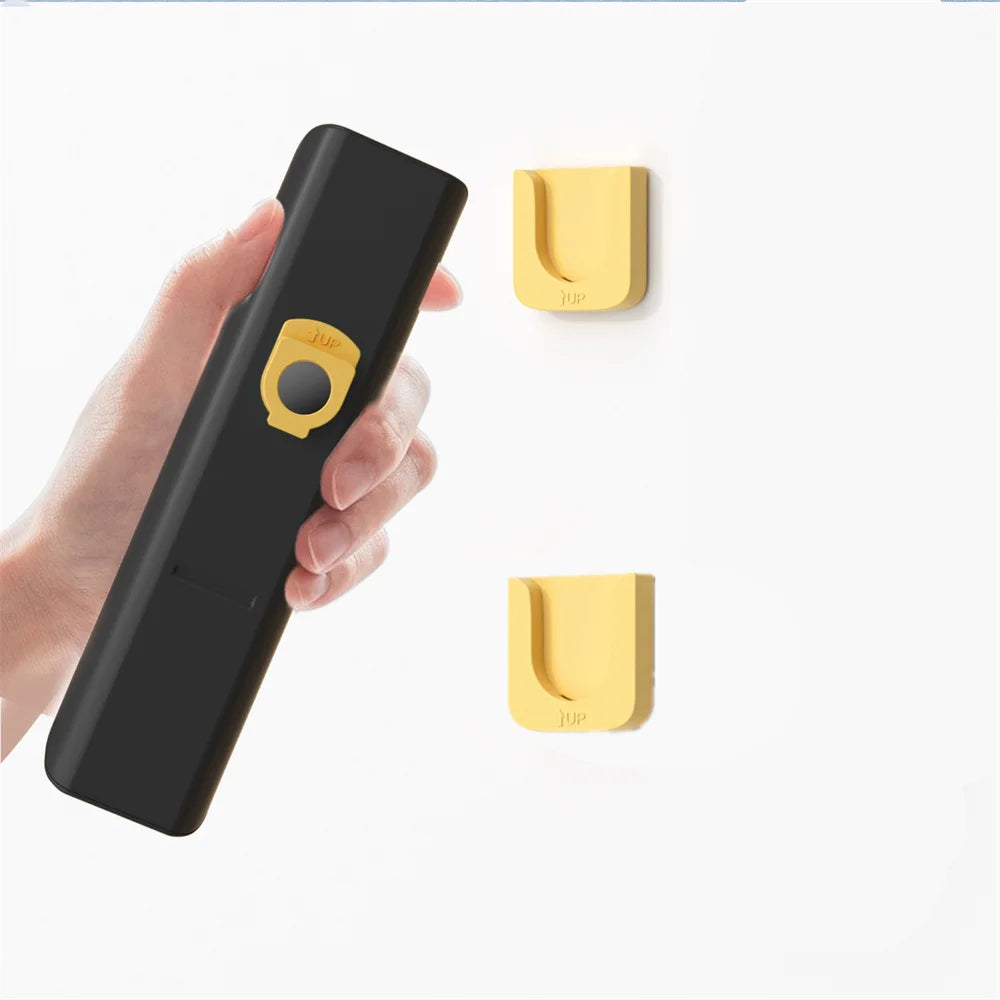 NEW 6PCS Set Remote Control Magnetic Hook Lock, Adhesive Wall Mounted Remote Control Storage Rack, No Punching Hook Home Electronic Accessories