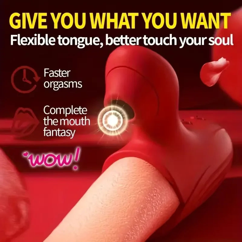 Sucking Vibrator for Women Powerful Sucker Vagina Massager Tongue Licking Clitoris Stimulator Masturbation Adult Sex Toys Goods