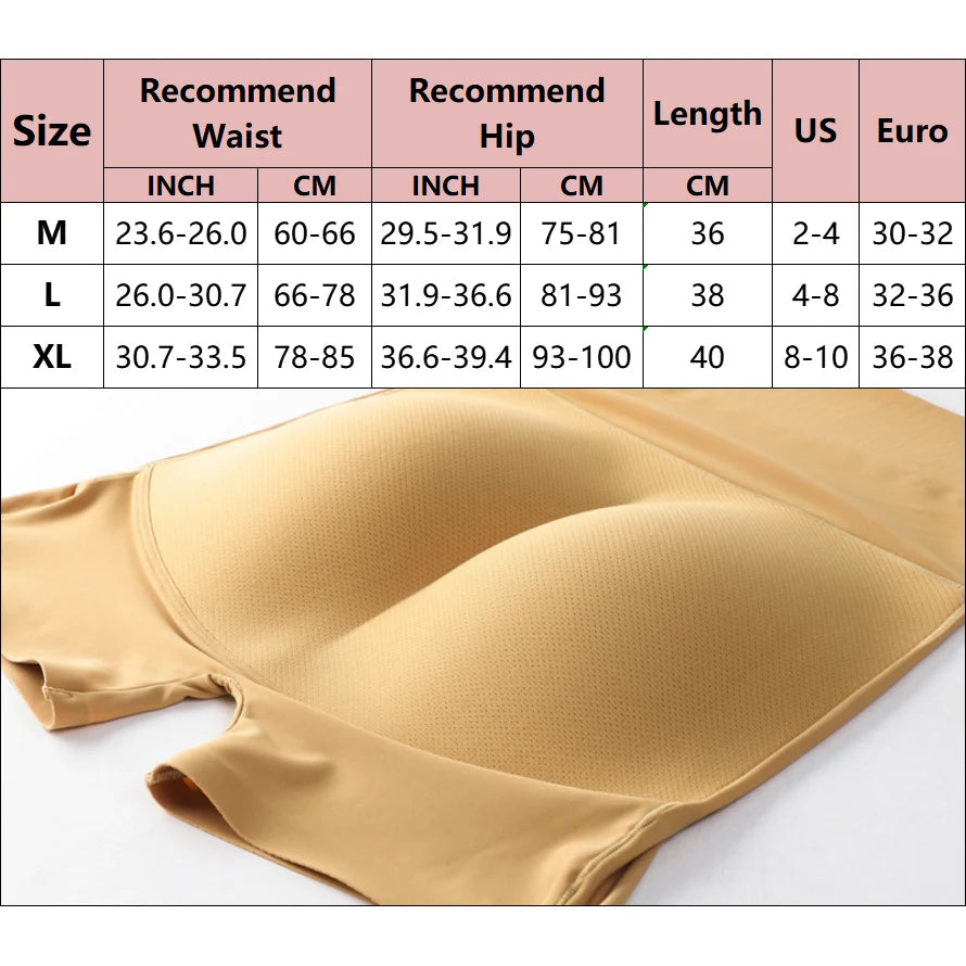 Women Sexy High Waist Body Shaper Butt Lifter Padded Hip Enhancer Shapewear Tummy Control Panties Fake Ass Shorts