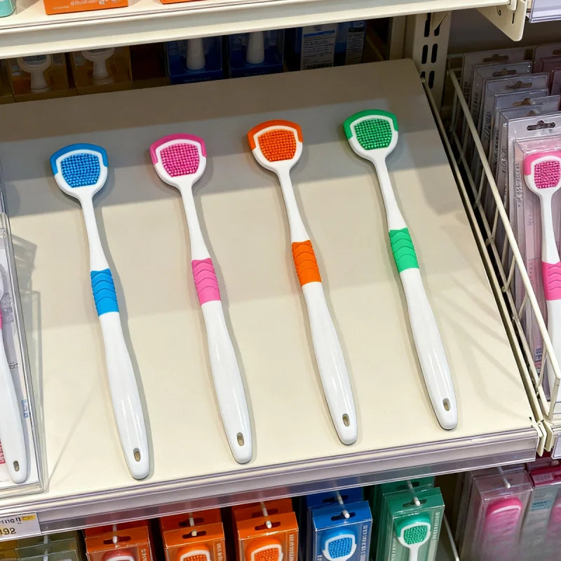 1 Pc Daily Oral Hygiene for Adults Fresh Breath Treatment Tongue Scraper