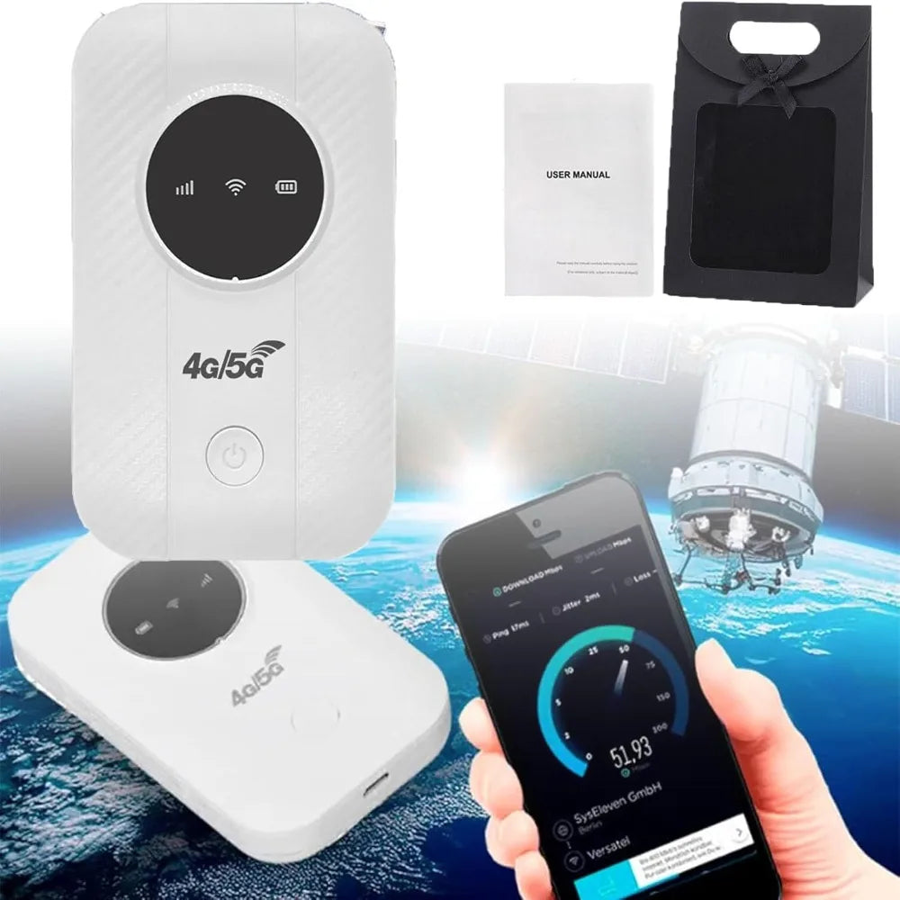 4G/5G 300Mbps Ultra-Link Pocket WI-FI Fast Internet Connection Network Data Transfer  Unlimited Satellite Internet Access Points USB Powered