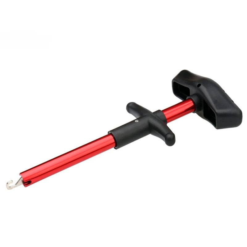 Portable Aluminum T-Hook Remover Fish Hook Separator Taker Hook Fishing Tackle Grip Equipment Sea Lakes River Fishing Accessories