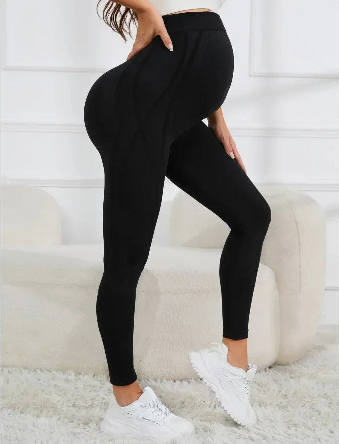 NEW Arrivals Women's Maternity Leggings Over The Belly Full Length Pregnancy Yoga Pants Active Wear Workout Leggings Outdoor Hiking Fitness Pants Pregnant Woman Sports Apparel Supplies