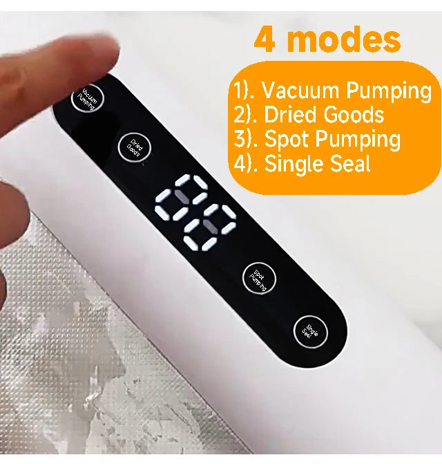 NEW Set Vacuum Sealing Machine Sealer + Bags for Kitchen Food Vacuum for Products  Home Appliance Cuisine Packaging Plastic Bag Sealant Kitchen Accessories