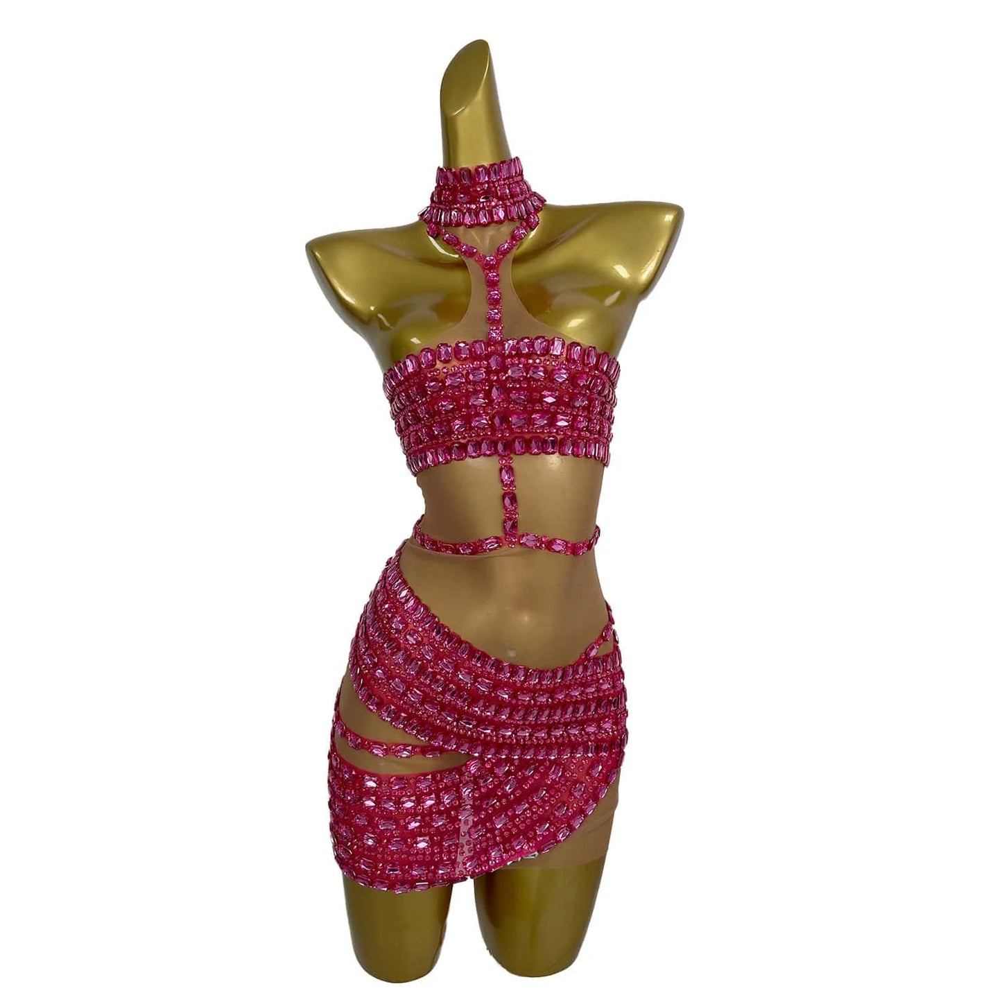 Low-Price Sales are Limited NEW Arrivals Sparkly Diamonds Mini Dress for Women Sexy Evening Nightclub Party Celebrate Birthday Dress Photo Shoot Performance Stage Wear