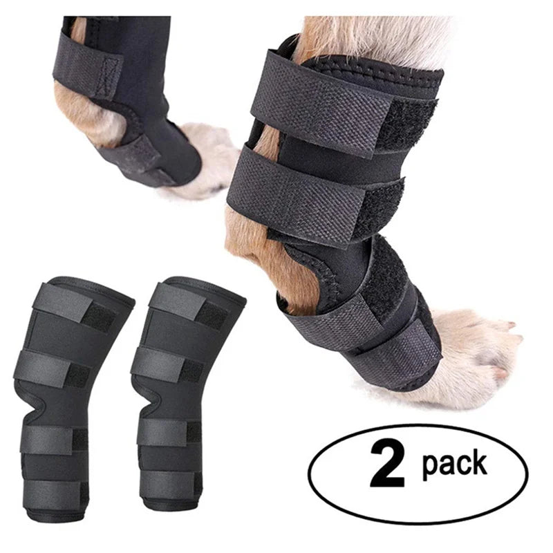 Pet Dog Bandages Dog Injurie Leg Knee Brace Strap Protection For Dogs Joint Bandage Wrap Doggy Medical Supplies Dogs Accessories