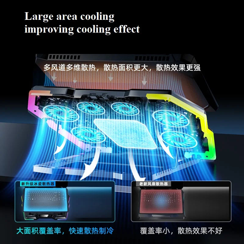 LZ-D13 Rapid Cooling Laptop Computer Stand Semiconductor Radiator Cooling Refrigeration Base Pad