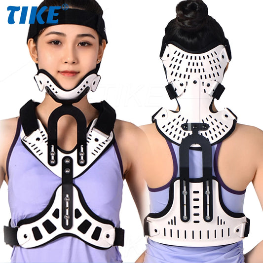 New Arrivals  Posture Corrector for Head Neck Chest Orthotics Traction Device Adjustable Cervical Support Spine Stretch Fixed Kyphosis  Scoliasis Treatment Therapy Pain Relief Medical Devices Supplies Health Care Products
