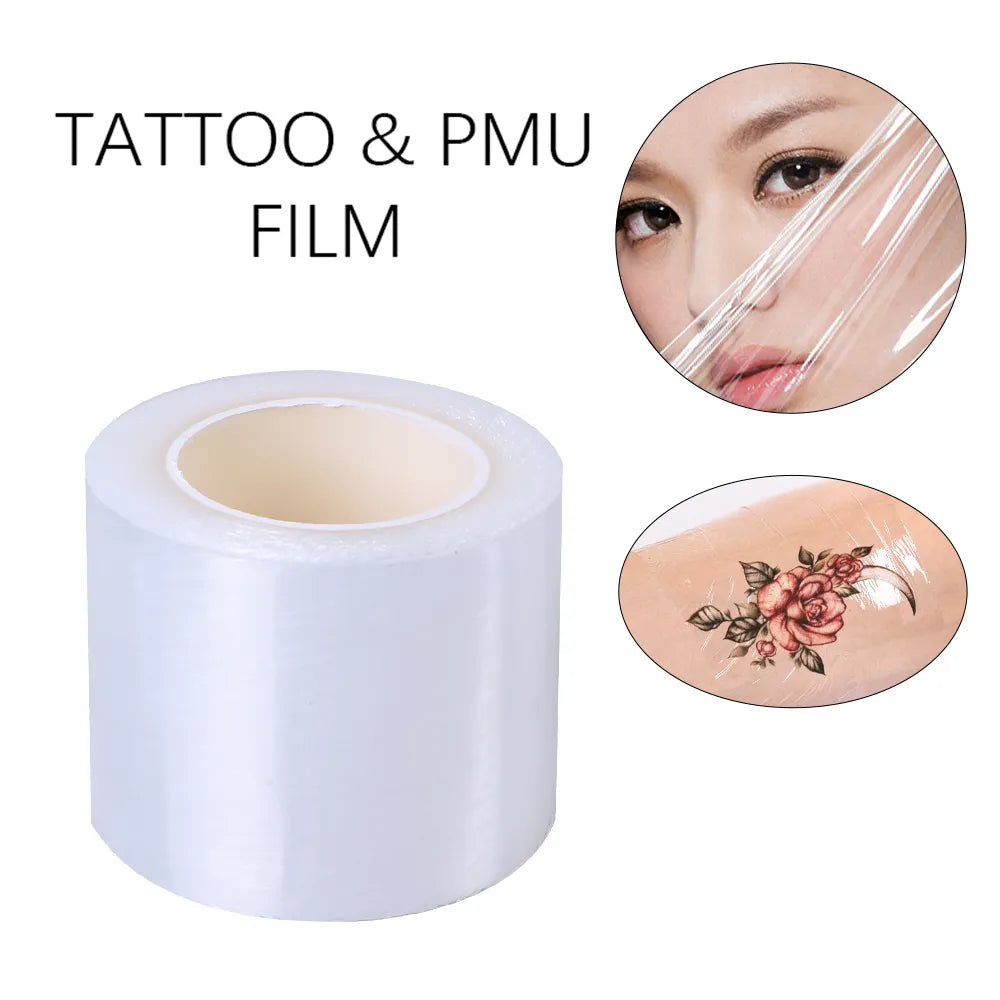 5/10pcs Tattoo Film Wrap Clear Cover Microbade Plastic Preservative 42mm*200mm Disposable Eyebrow Lips Transparent PMU Supplies