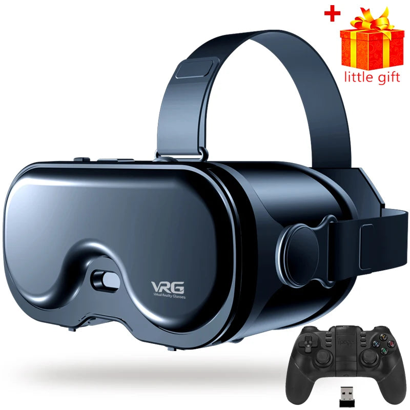 Top 1 Virtual Reality  Glasses 3D Headset Virtual Reality Devices Helmet Viar Lenses Goggle Eyewear Smartphone Cell Phone Smart  Game Controller Set + Mysterious Gift VR Google