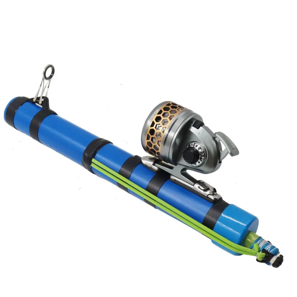 NEW Set Compact Fishing Catapult Rod Extendable Portable Fish Bait Launching Equipment Sturdy Lightweight Catapult Fishing Reel for River Lake Fishing