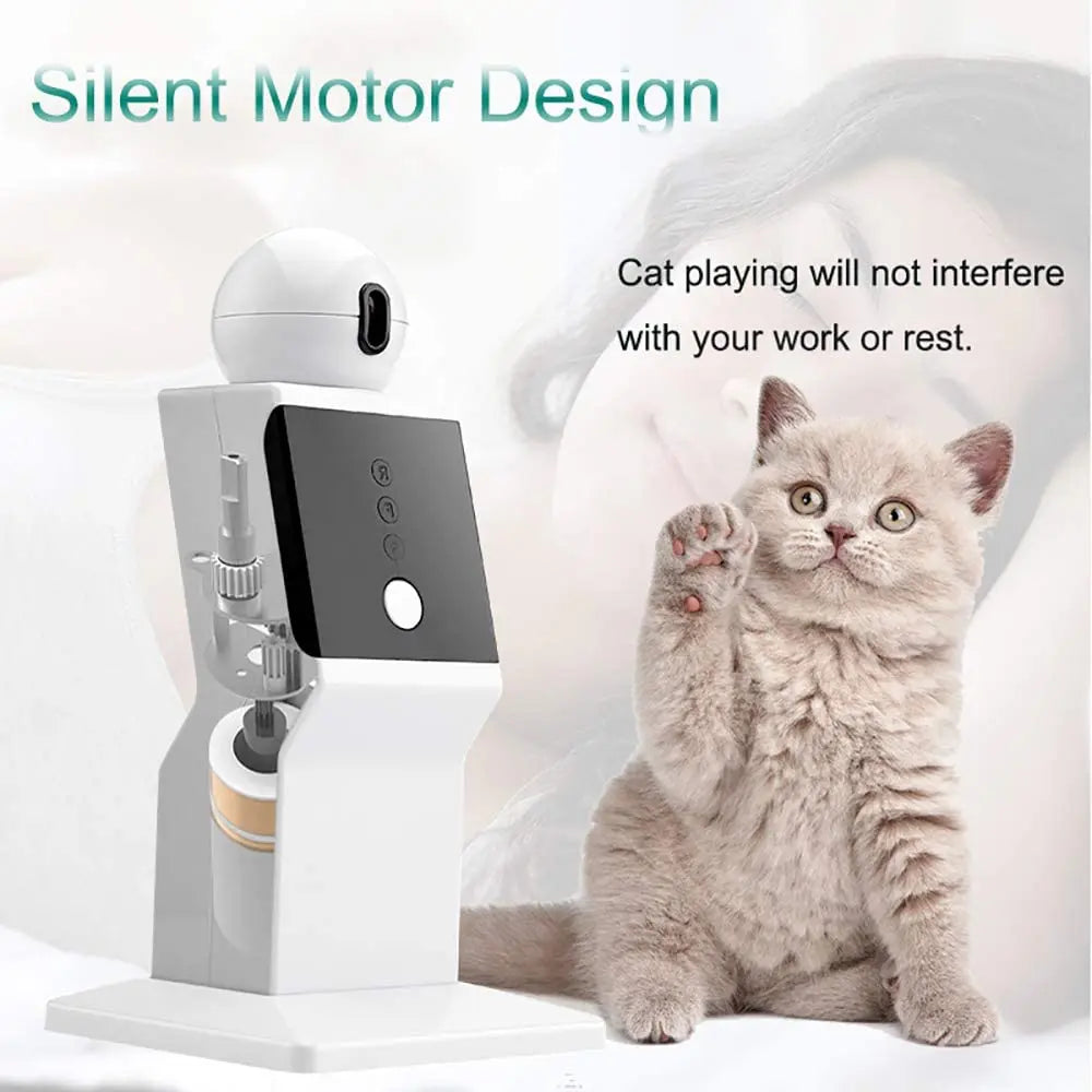 Cat Laser Toy Automatic,Random Moving Interactive Laser Cat Toy for Indoor Cats,Kittens,Dogs,Cat Red Dot Exercising Toy