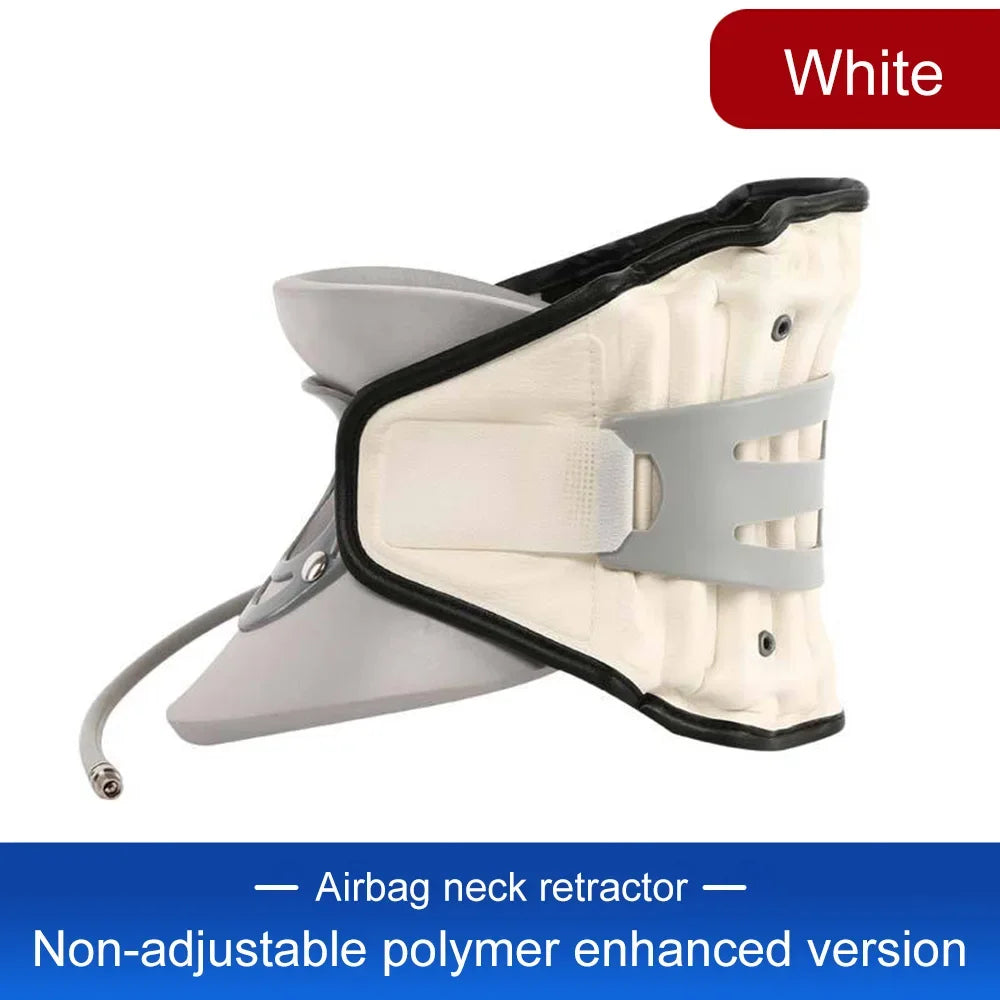 NEW Adjustable Inflatable Cervical Neck Traction Stretcher Collar Stretching Correction Neck Protection Brace Support with Air Pump Health Care Accessories