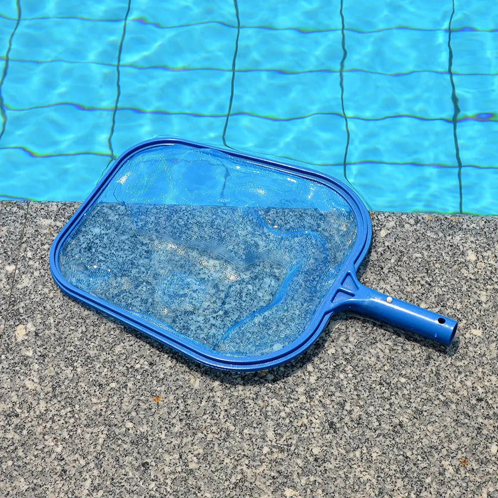 Tub Cleaner tool Professional Lightweight Mesh Frame Net Durable Blue Swimming Pool Spa Leaf Trash Net Skimmer Rake