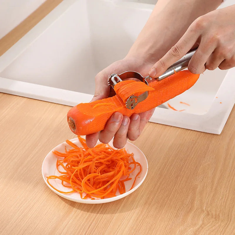 High Quality Stainless Steel Potato Cucumber Carrot Grater Julienne Peeler Vegetables Fruit Peeler Vegetable Slicer Home Kitchen Accessories