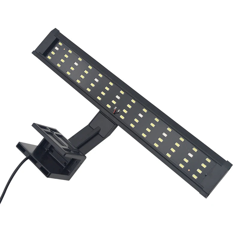 Aquarium LED Fish Tank Light Super Slim Plants Grow Clip Lights Lamp Aquatic Aquarium Lamps Lighting 220V 5W/7W/9W/12W/16W Home Office Hotels Restaurants Decoration Supplies