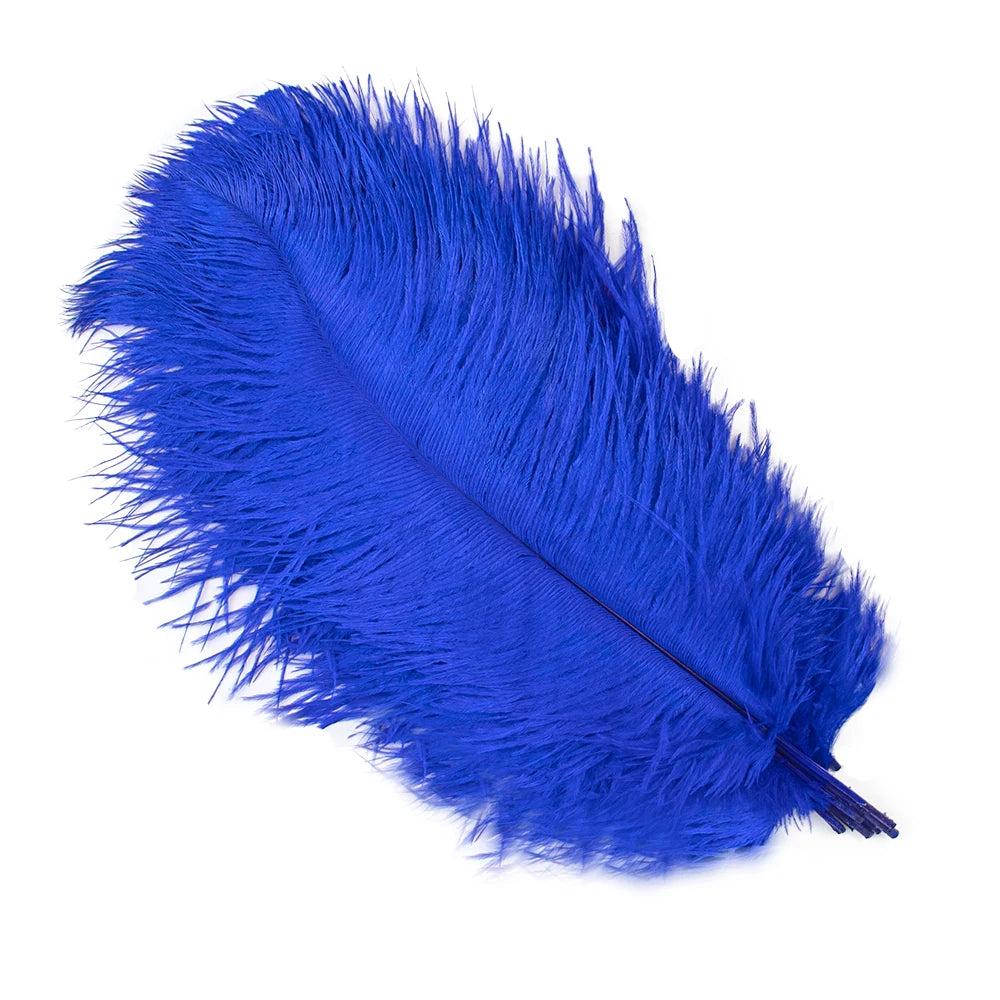 10 PCS Set 10 Colors Natural Ostrich Feathers Wedding Home Decor 30-35cm/40-45cm Ostrich Plumes Table Centerpiece Crafts