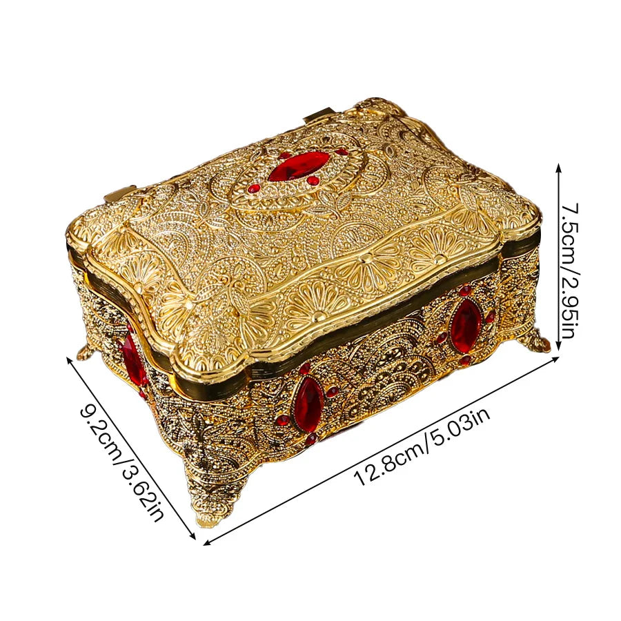 NEW Arrivals 9 Colors/Patterns European Jewelry Box, Necklace, Earrings, Rings Cosmetics Storage, Desktop Decorative Ornaments, Suitable for Wedding Birthday Wife Girlfriend Valentine's Day Gifts.