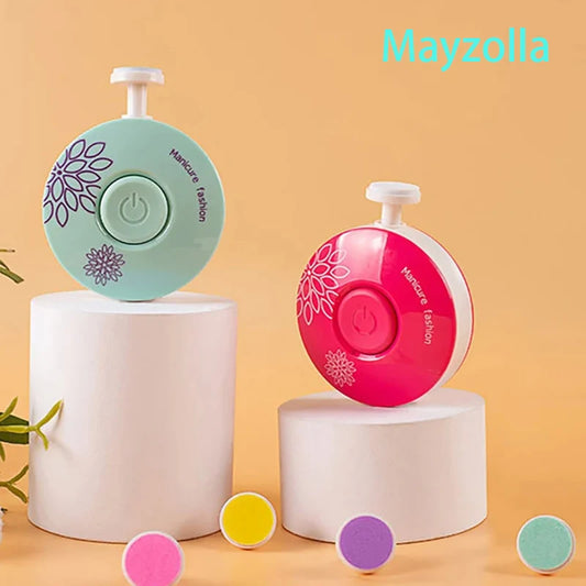 NEW Arrivals Electric Baby Nail Trimmer Kid Nail Polisher Tool Infant Manicure Scissors Baby Hygiene Kit Baby Nail Clipper Cutter For Newborn Personal Care Supplies