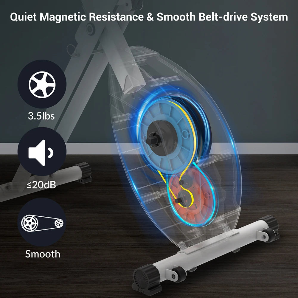 Indoor Bike Heart Rate Detection Digital Display 16-speed Power Adjustable 3 in 1 Fitness Exercise Bikes