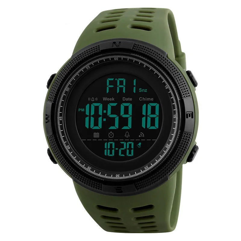Electronic Watch For Mens Military Sports Watches Luminous Multifunction LED Digital Wristwatch for man kids Boy Student Teen