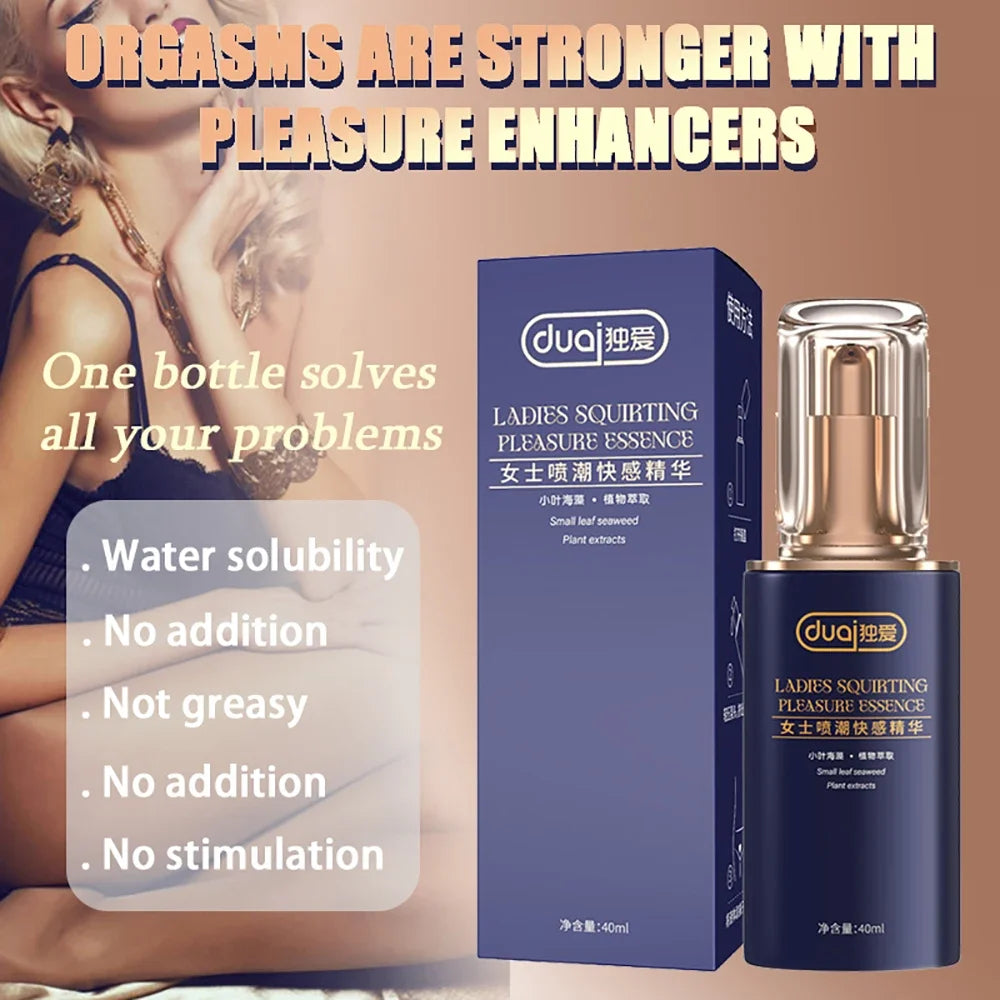 40ML Orgasm Gel Women Ascending Sexual Drop Exciter Climax Libido Enhancer Promotion Vaginal Tightening Squirting Excited Oil