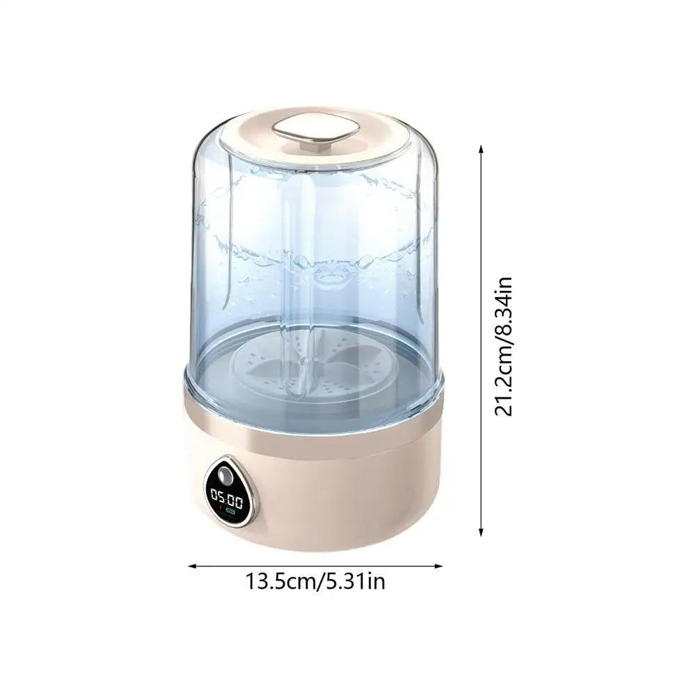 Underwear Washer Machine Small Washing Machine Portable Compact Laundry Tool Deep Clean Clothes Cleaning For Dorm Home Apartment Hotels Travel Camping Washing Machine