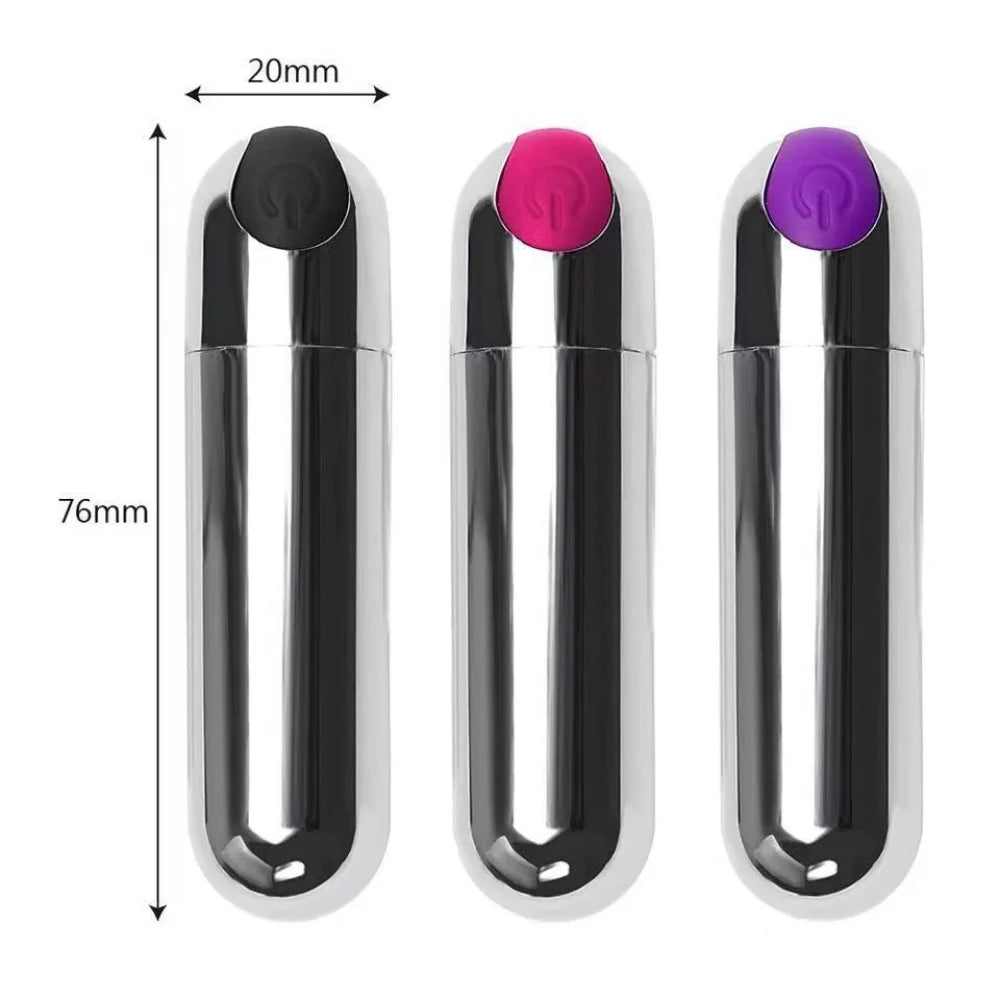 10-frequency G-Spot Bullet Vibrators for Women Portable Massage Sex Toys Small Bullets Vibrator Mini Waterproof Vagina Dildos