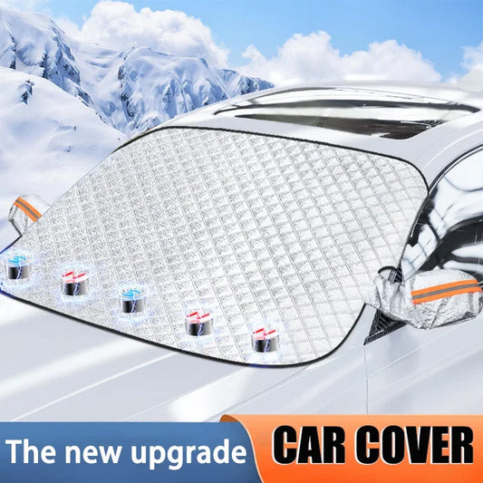 NEW Arrivals 3 Sizes Car Snow Shield Front Windshield Frost Magnetic Shield Winter Window Frost Shield Winter Snow Shield Snow Blanket Cars Accessories