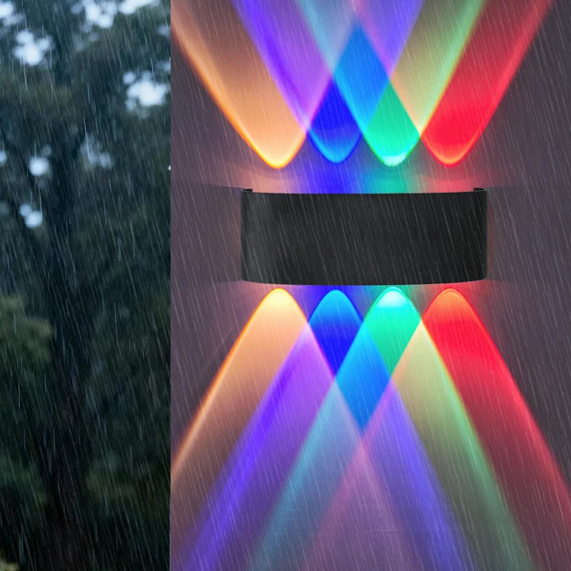 NEW Modern Home 85-265V Up and Down Lighting LED Wall Lamp for Indoor Living Room Dining Room Corridor and Hallway Outdoor RGB Wall Light Lamps Home Lighting Accessories