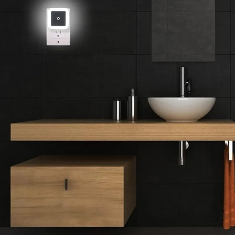 NEW Arrivals 6PCS Set Plug in Night Light Intelligent Sensor Sunrise To Sunset Sensor LED Light Suitable for Kitchen Bathroom Bedroom Corridor