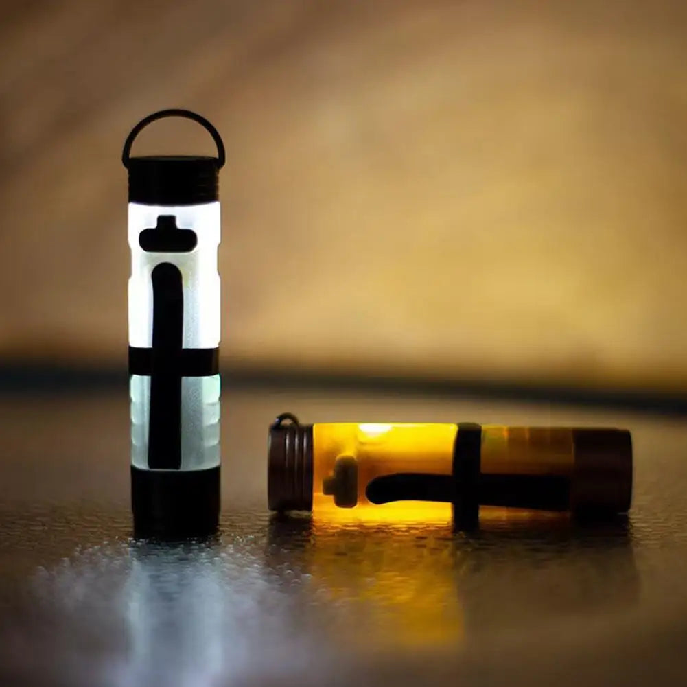 Emergency Portable Clip-On Mini Flashlight, Pocket Mini Flashlight Outdoor Key Clip Cap Ambient Led Light Long Endurance Emergency Outdoor Travel Hiking Camping