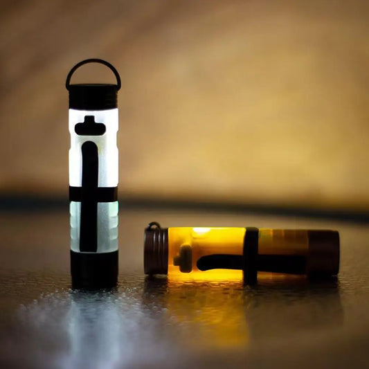 Emergency Portable Clip-On Mini Flashlight, Pocket Mini Flashlight Outdoor Key Clip Cap Ambient Led Light Long Endurance Emergency Outdoor Travel Hiking Camping