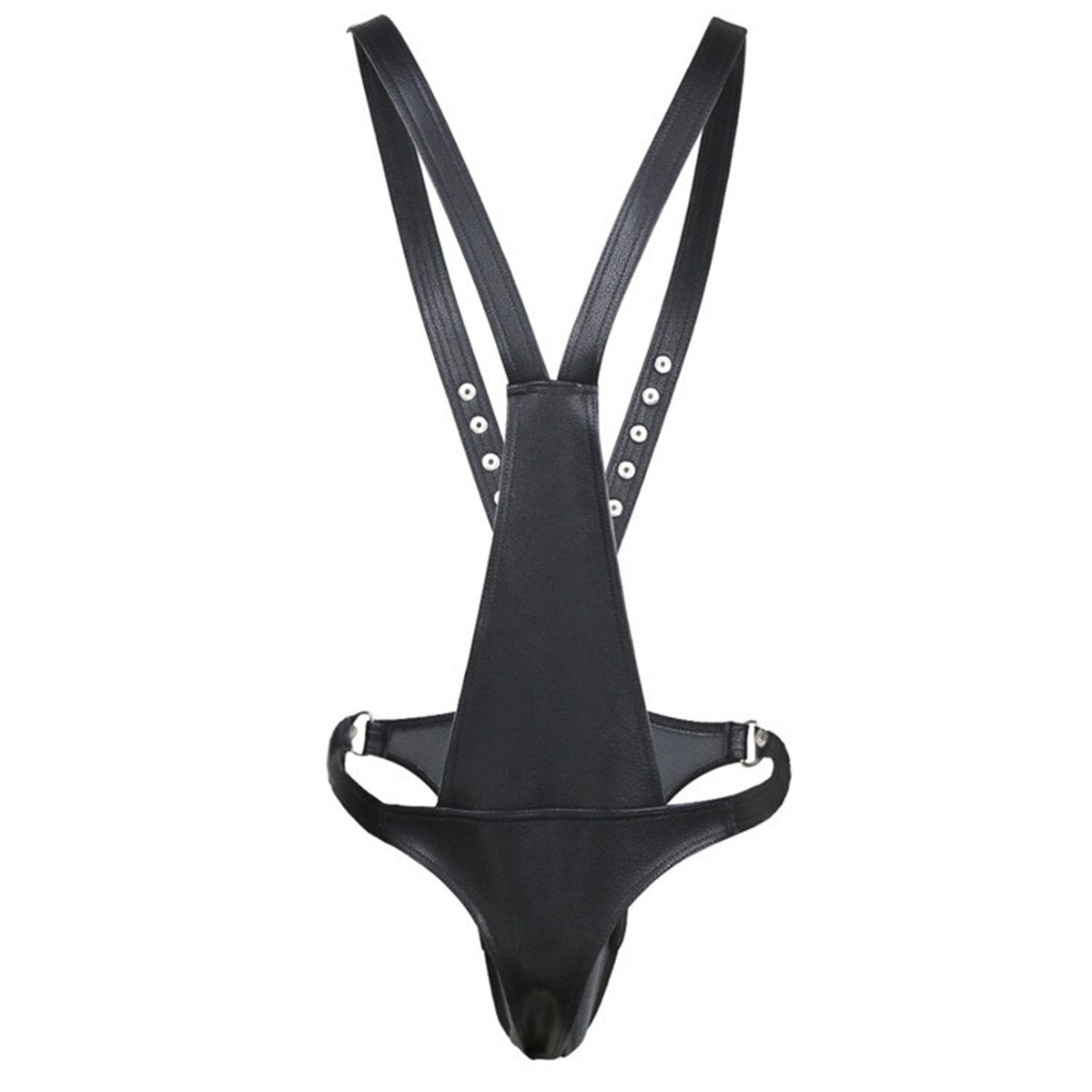 Adult Erotic Lingerie Fetish Men Strap Sexy Penis Pants Black PU Leather Adjustable Porno Lingerie BDSM Bondage Sexy Costumes