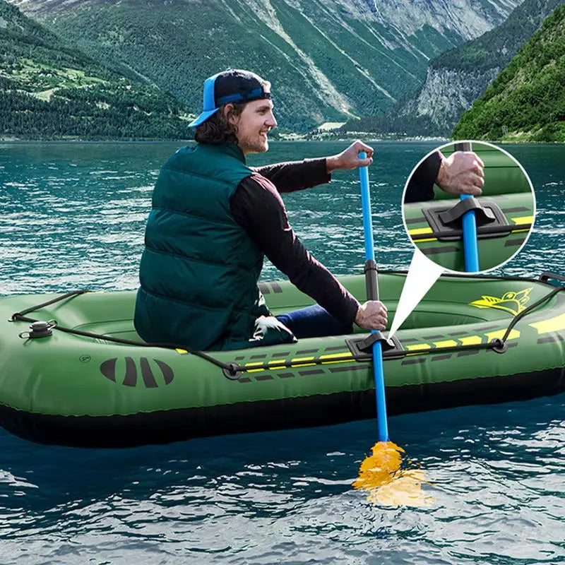192*113*40cm Portable Inflatable Boat Canoe Fishing Kayak Rafting & Fishing Boats Raft With Oars Pump For Adults Summer Water Sports Supplies