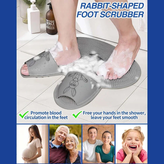NEW 3 Colors Magic Silicone Massage Foot Mat Bathroom Non-Slip Mat Bath Foot Rubbing Artifact Foot Wash Exfoliating Shower Room Floor Mats ﻿