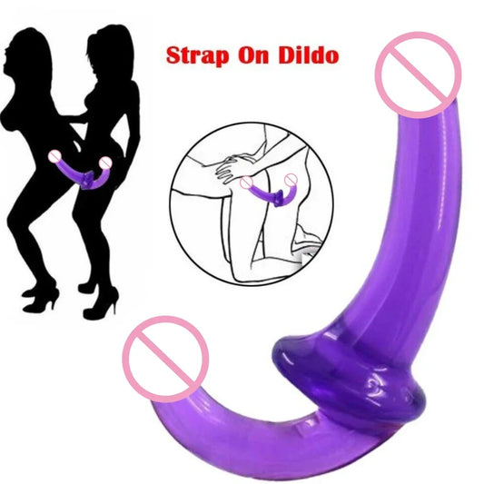 Double Strapon Dildo G Spot Vagina Stimulator Erotic Strapless Dildos For Women Anal Toys For Adults Sex Toys For Lesbian