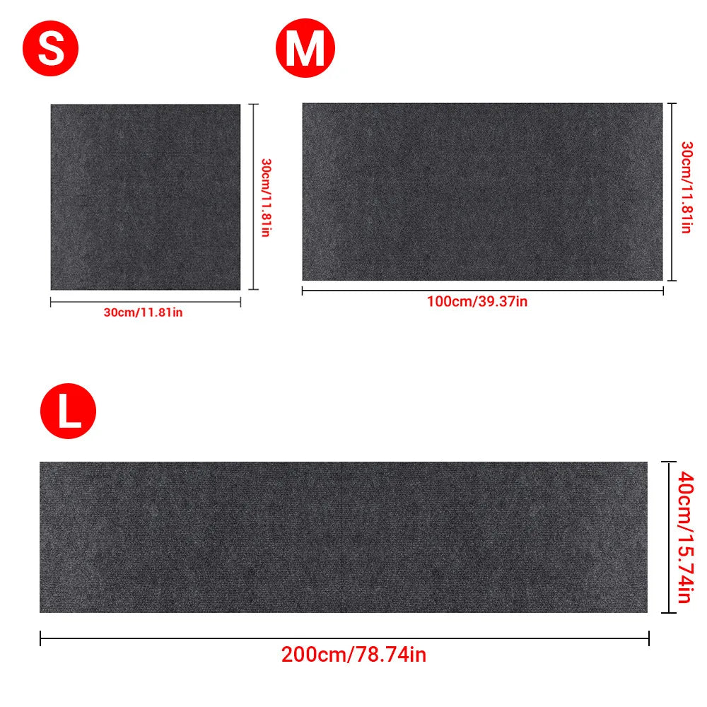 Wall Anti Cat Scratch Sofa DIY Cats Scratch Board Sofa Protection Paws Sharpen Trimmable Self-adhesive Carpet Cats Scratch Board