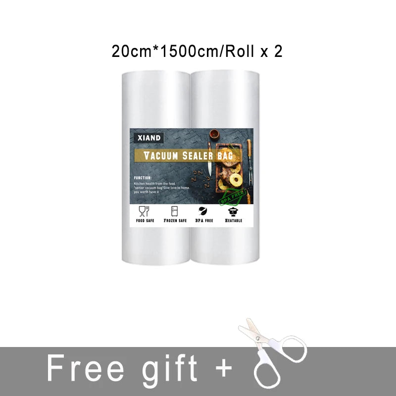 NEW Vacuum Bags For Food Storage Bags Vacuum Sealer Food Bags Vacuum Packaging 12/15/20/22/25/28cm*1500cm/Rolls Kitchen Accessories