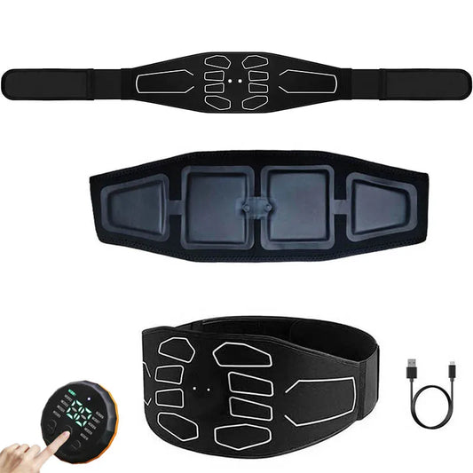 Women Men 120cm Abdominal Massager Waist Belt Fitness Equipment Muscle Toner Abdominal Muscle Training