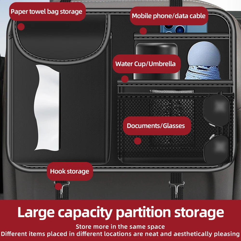 New Arrivals Car Seat back Storage Organizer Bag Universal Multifunction Storage Box Stowing Tidying Pocket Auto Styling Car Accessories Tools Set Supplies