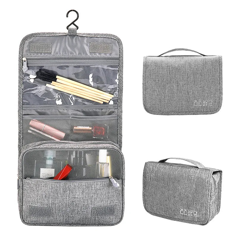 Travel Business Trip Oxford Fabric Women Men Business Portable Storage Bag Toiletries Organizer Women Cosmetic Bag Waterproof Hanging Travel Wash Pouch